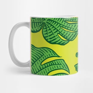 Monstera leafs Mug